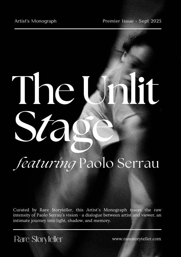 Cover of The Unlit Stage, featuring Paolo Serrau